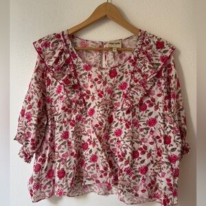 Playa Lucila floral top
